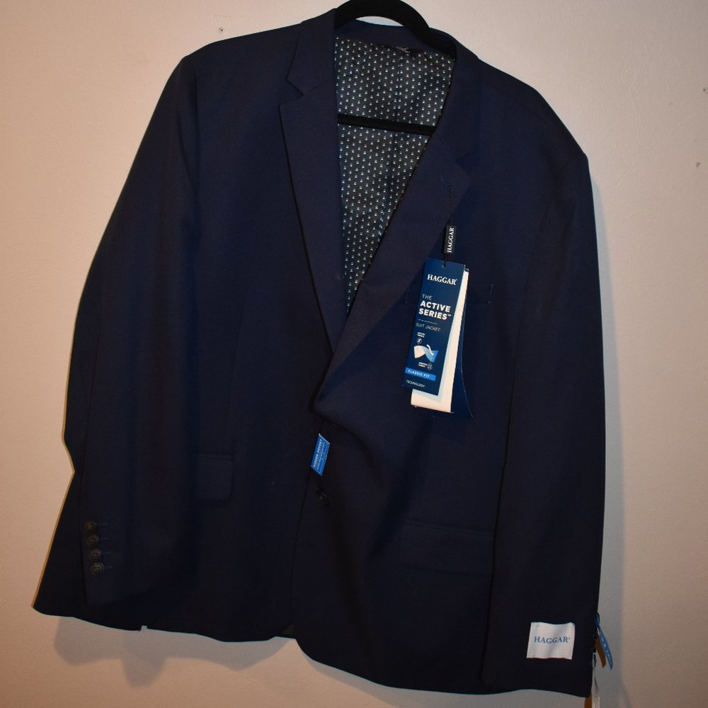 Hagar Big and Tall Navy Jacket